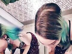 homemade incest porn with two titillatingly gorgeous girls, giving blowjobs and having their pussies fucked.