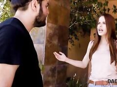 daddy4k sex with bfs dad is how dazzling chick on her man